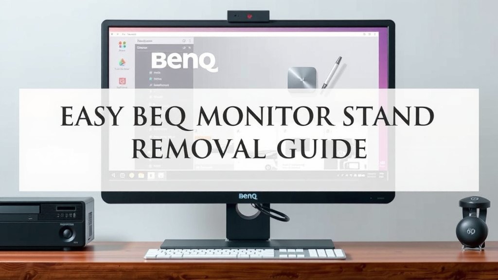 Easy BenQ Monitor Stand Removal Guide