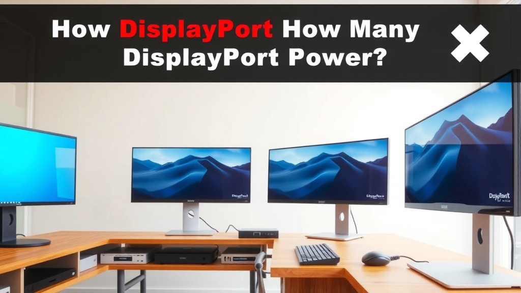 How Many Monitors Can DisplayPort Power?
