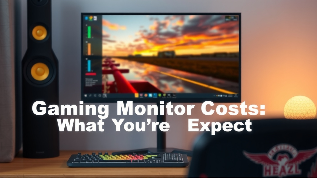 Understanding Gaming Monitor Costs: What You're Paying For