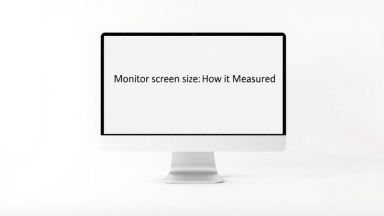 Monitor Screen Size: How It's Measured