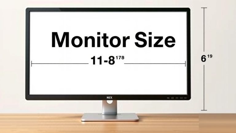 Monitor Size Explained: How Inches Are Measured