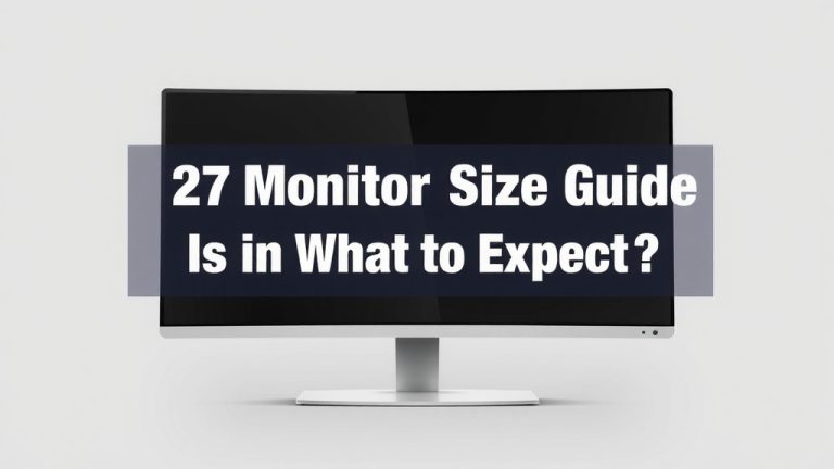 27 Inch Monitor Size Guide: What to Expect