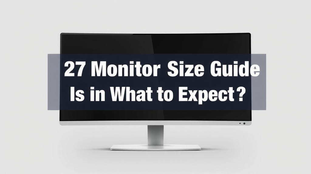 27 Inch Monitor Size Guide: What to Expect