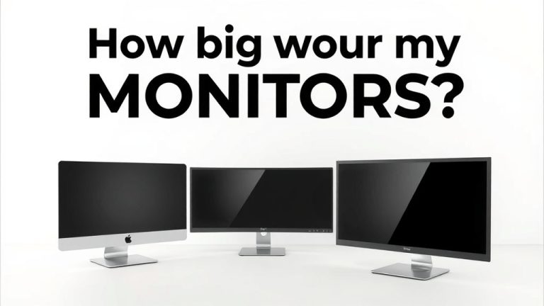 How Big Are My Monitors? Size Guide Explained