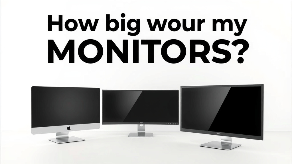 How Big Are My Monitors? Size Guide Explained