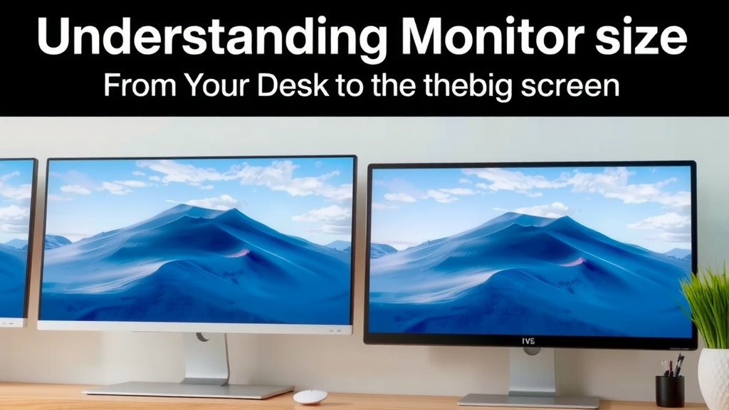 Understanding Monitor Size: From Your Desk to the Big Screen
