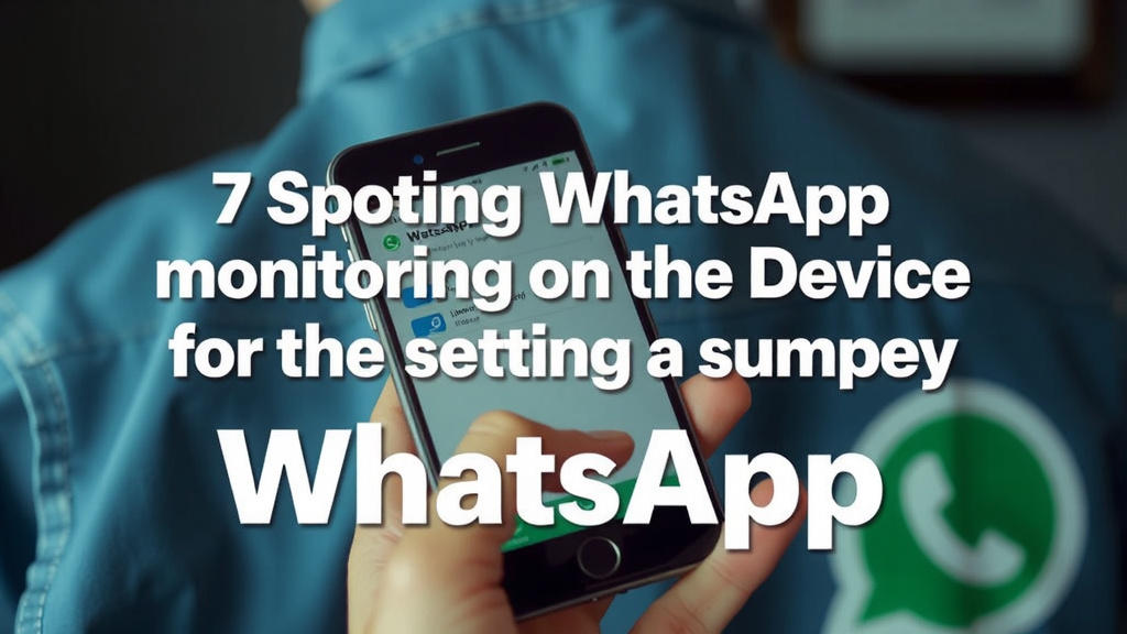Spotting WhatsApp Monitoring on Your Device