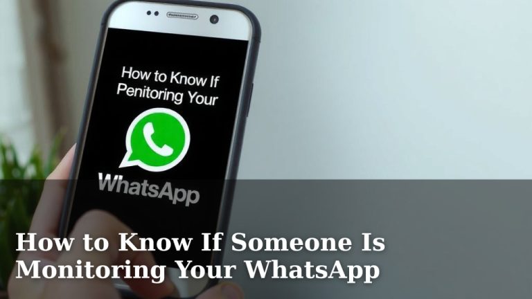 How to Know If Someone Is Monitoring Your WhatsApp