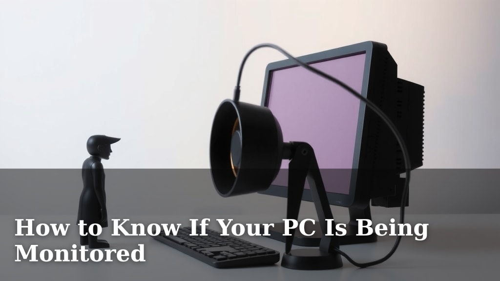 How to Know If Your PC Is Being Monitored