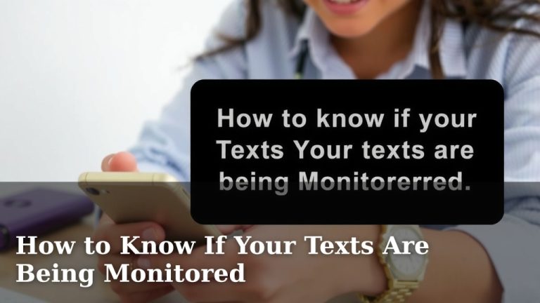 How to Know If Your Texts Are Being Monitored