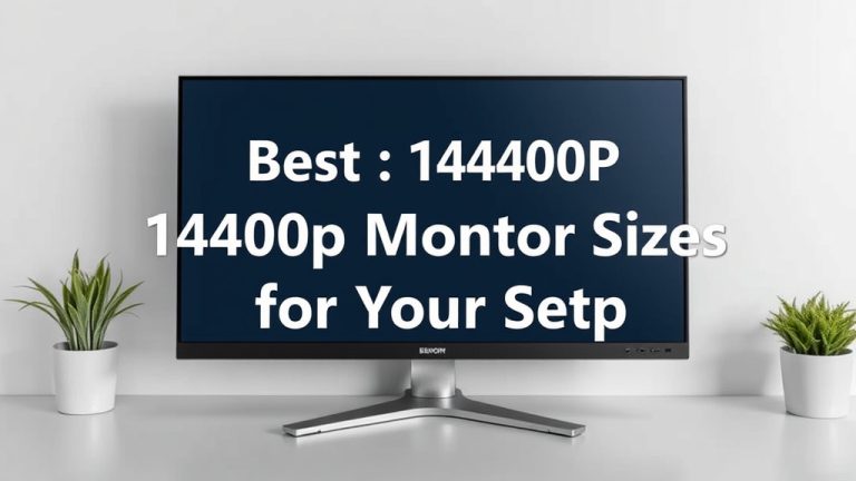 10 Best 1440p Monitor Sizes for Your Setup