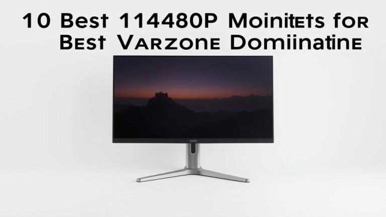 10 Best 1440p Monitors for Warzone Dominance
