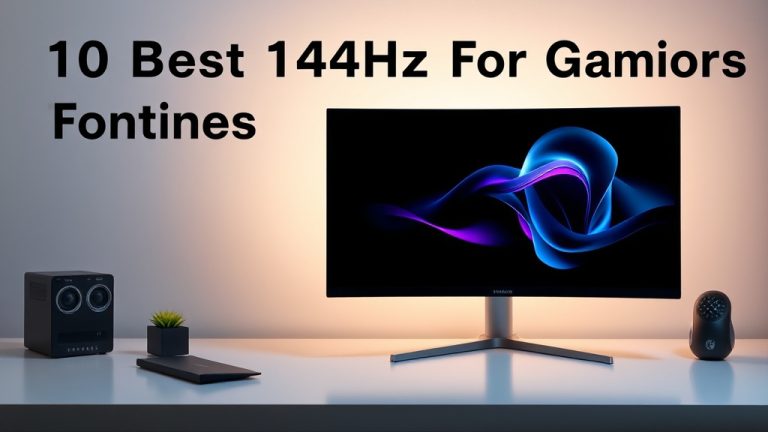 10 Best 4K 144Hz Monitors for Gaming