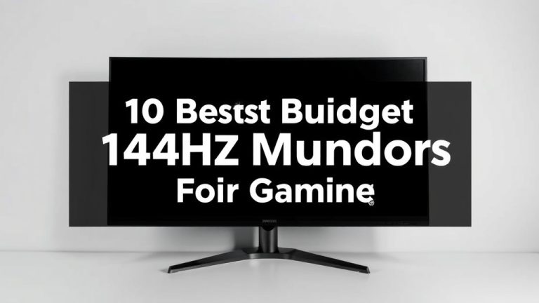 10 Best Budget 144Hz Monitors for Gaming