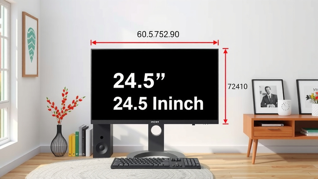 Understanding Your 24.5-Inch Monitor's Actual Footprint