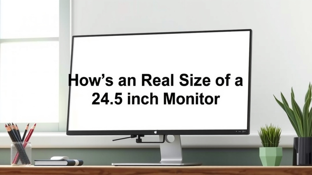 What's the Real Size of a 24.5 Inch Monitor