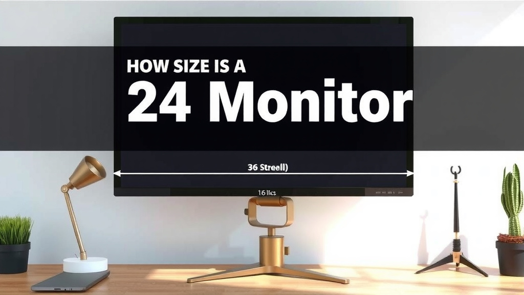 Understanding the Physical Dimensions of a 24-Inch Monitor