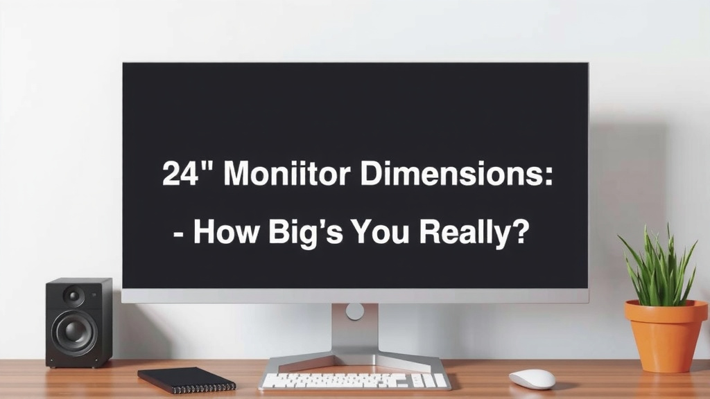 24 Inch Monitor Dimensions: How Big Is It Really