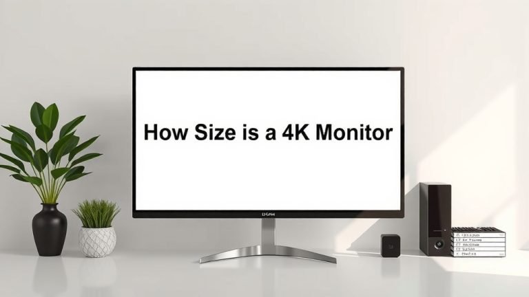What Size is a 4K Monitor