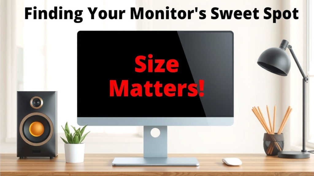 Finding Your Monitor's Sweet Spot: Size Matters!