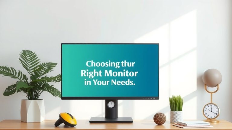 Choosing the Right Monitor Size for Your Needs
