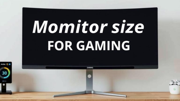 Optimal Monitor Size for Gaming: Find Your Perfect Fit