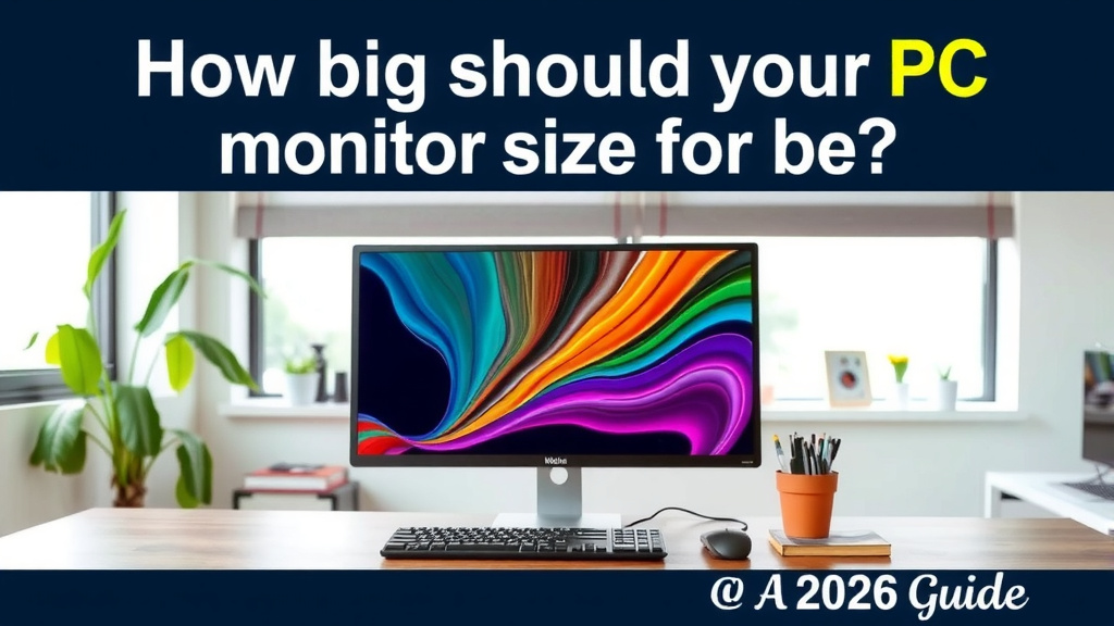 Choosing the Right PC Monitor Size for You