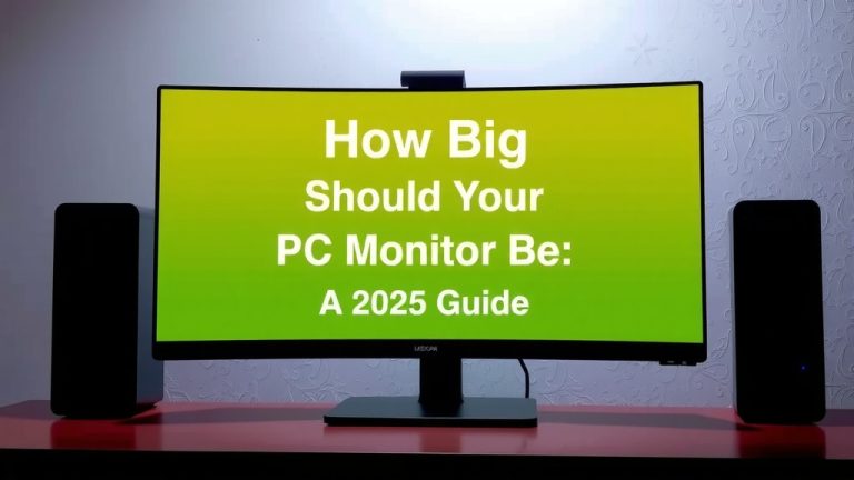 How Big Should Your PC Monitor Be: A 2026 Guide
