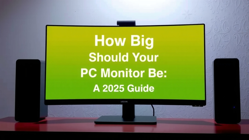 How Big Should Your PC Monitor Be: A 2026 Guide