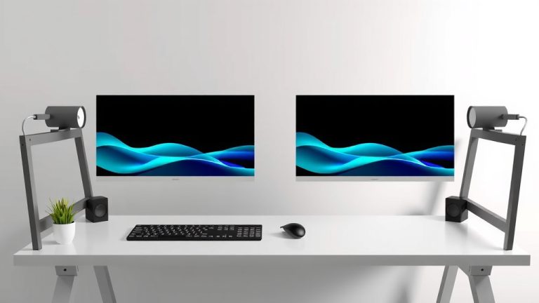 Desk Size Guide for Dual Monitors