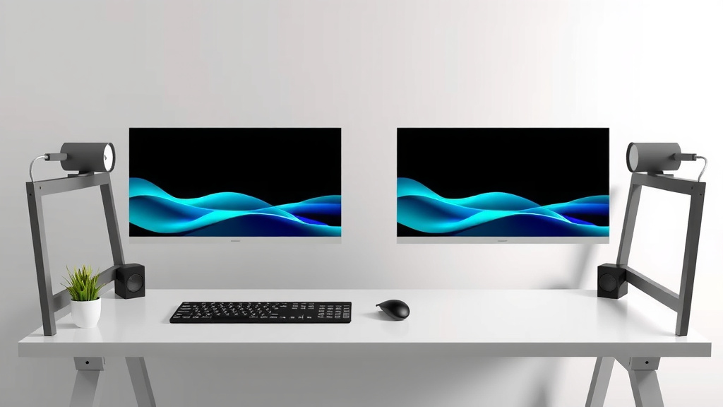 Desk Size Guide for Dual Monitors
