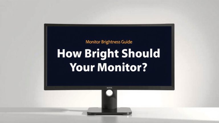 Monitor Brightness Guide: How Bright Should Your Monitor Be