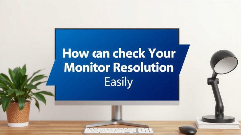 How to Check Your Monitor Resolution Easily