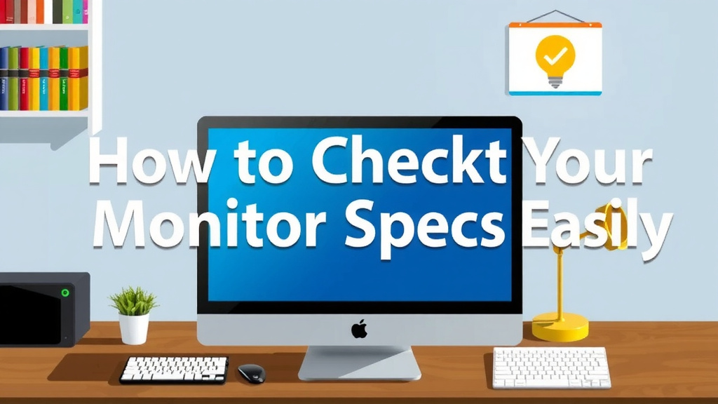 How to Pinpoint Your Monitor's Specifications