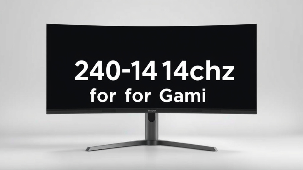 Top 10 24-Inch 144Hz Monitors for Gaming